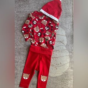 H&M baby 6M matching Christmas set, NWOT